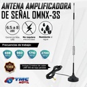 ANTENA AMPLIFICADORA DE SEÑAL OMNIDIRECCIONAL OMNX-3S 6.5 A 8 DBI 698 - 2700 MHZ + 3 METROS DE CABLE LMR100