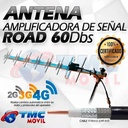 ANTENA YAGI 60DB ROAD PREMIUM AMPLIFICADORA DE SEÑAL