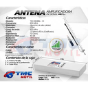 ANTENA YAGI TASKER 40DB + 10M CABLE RG6 PPC BELDEN CONECTOR F