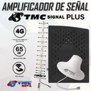 KIT AMPLIFICADOR DE SEÑAL TMC SIGNAL PLUS DE 65DB + ANTENA TASKER 17DB + ANTENA DOMO PLUS INTERNO