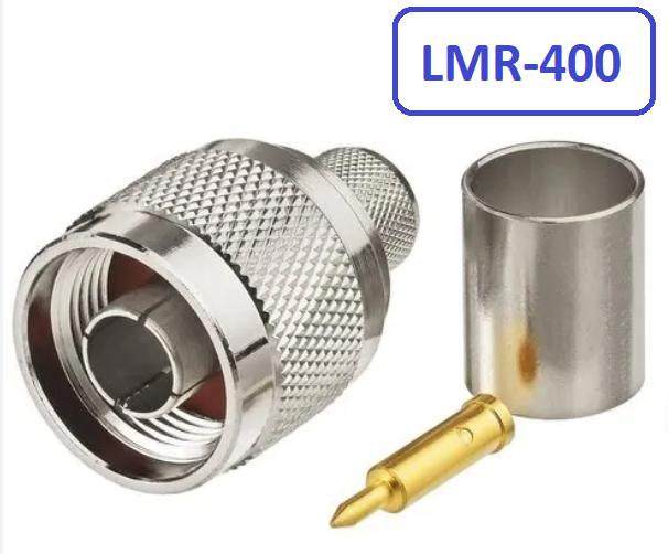 CONECTOR N MACHO LMR-400 TMC MOVIL® COLOMBIA PONCHAR (CRIMP)