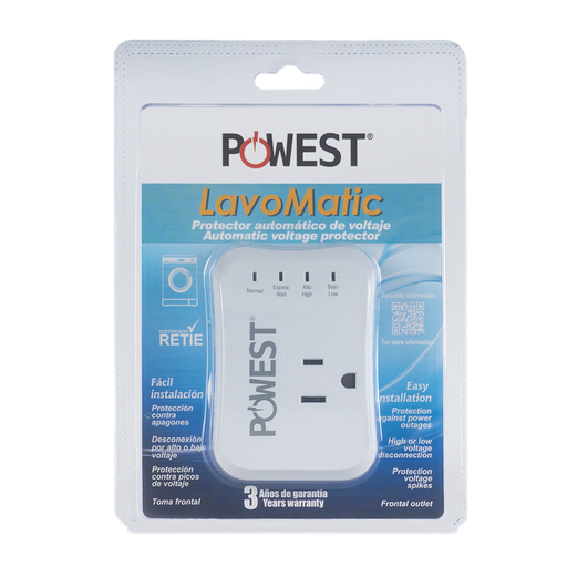 [NPRLAV-7258] PROTECTOR DE VOLTAJE POWEST 120V REF.LAVOMATIC